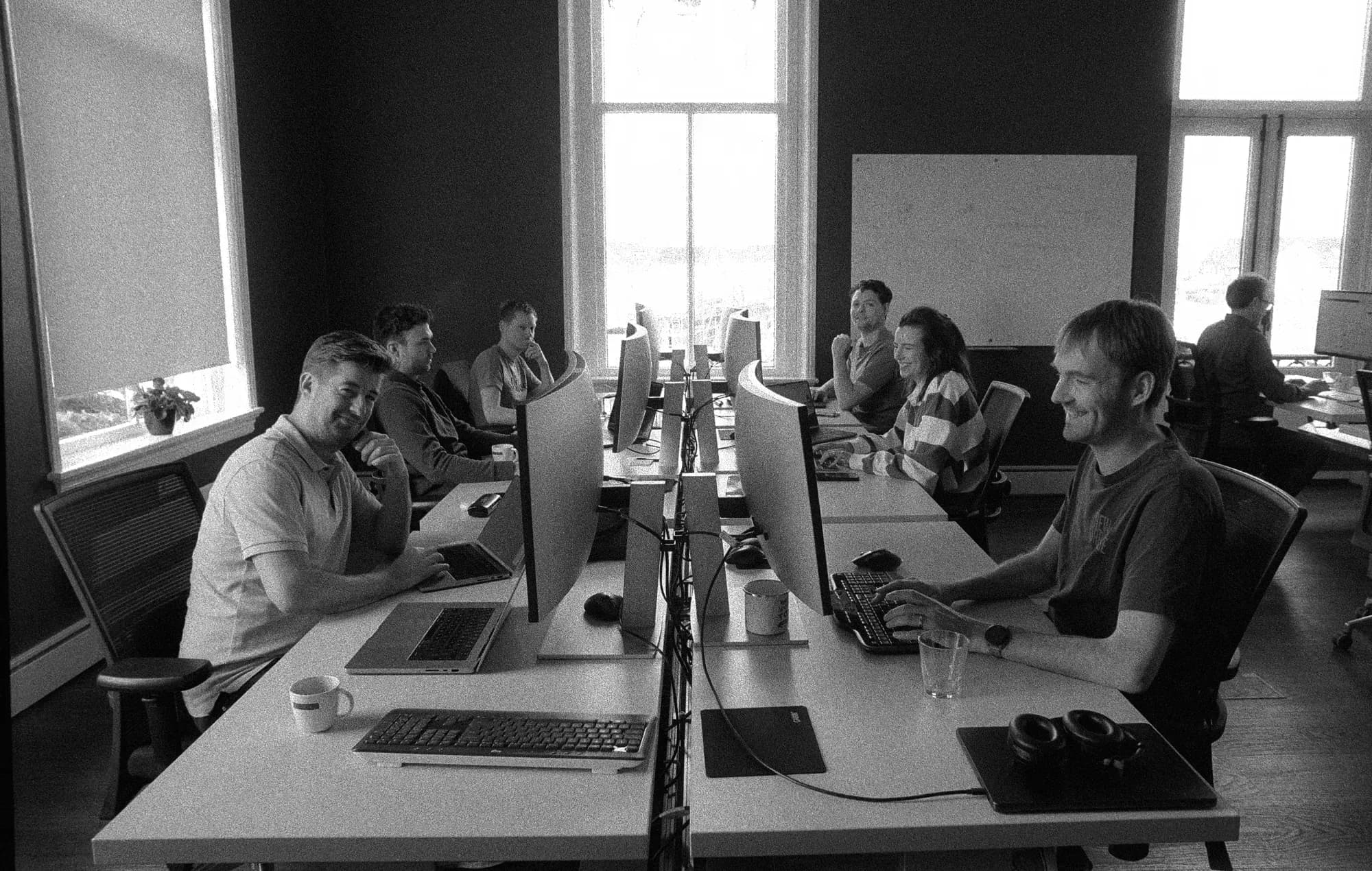 Team working in office