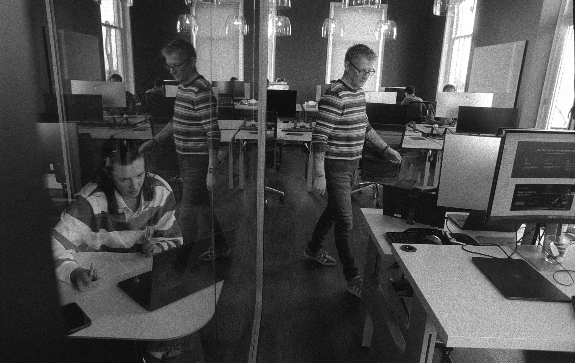 Colleague on department and in meeting